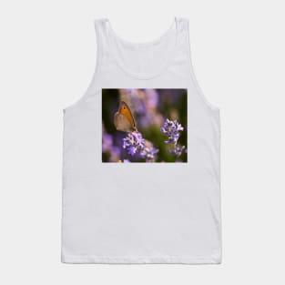 Honeybee on a lavender flower Tank Top